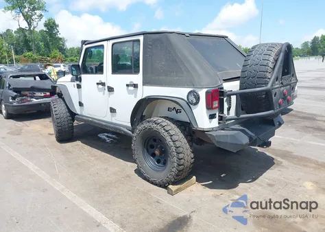 2014 Jeep Wrangler Unlimited Sport z USA, uszkodzony, nr VIN 1C4BJWDG1EL214307